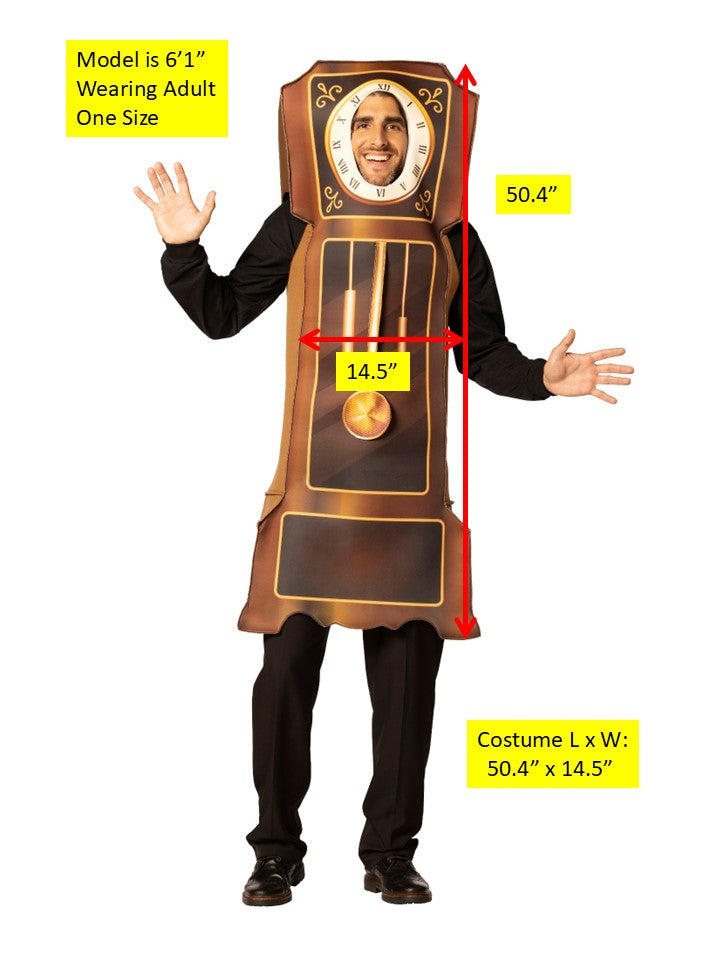 Grandfather Clock Costume, Adult One Size