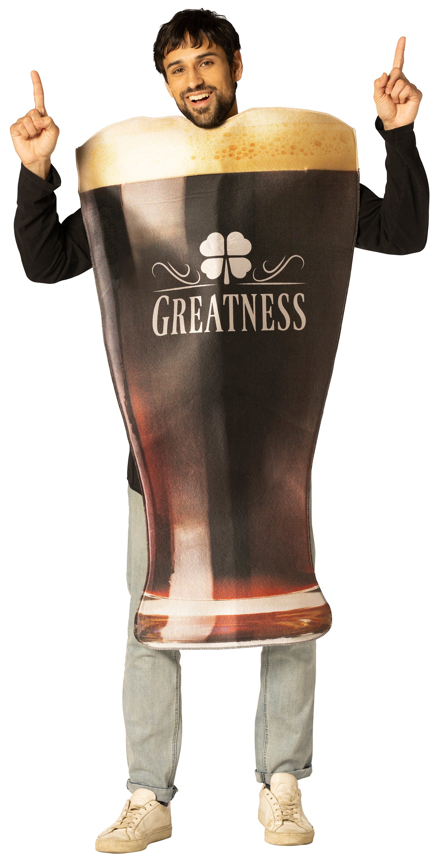 Dark Beer Glass Costume, Adult One Size