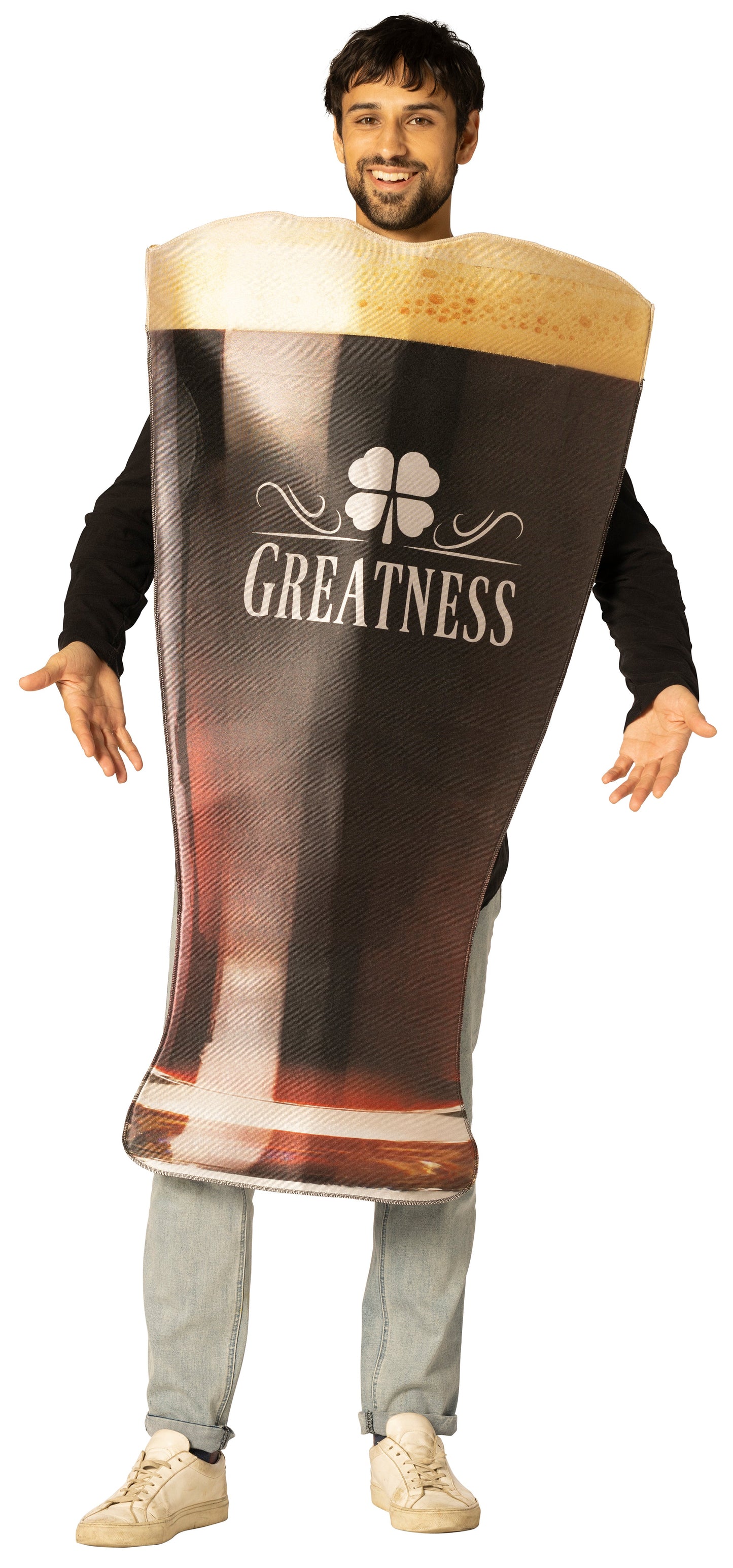 Dark Beer Glass Costume, Adult One Size