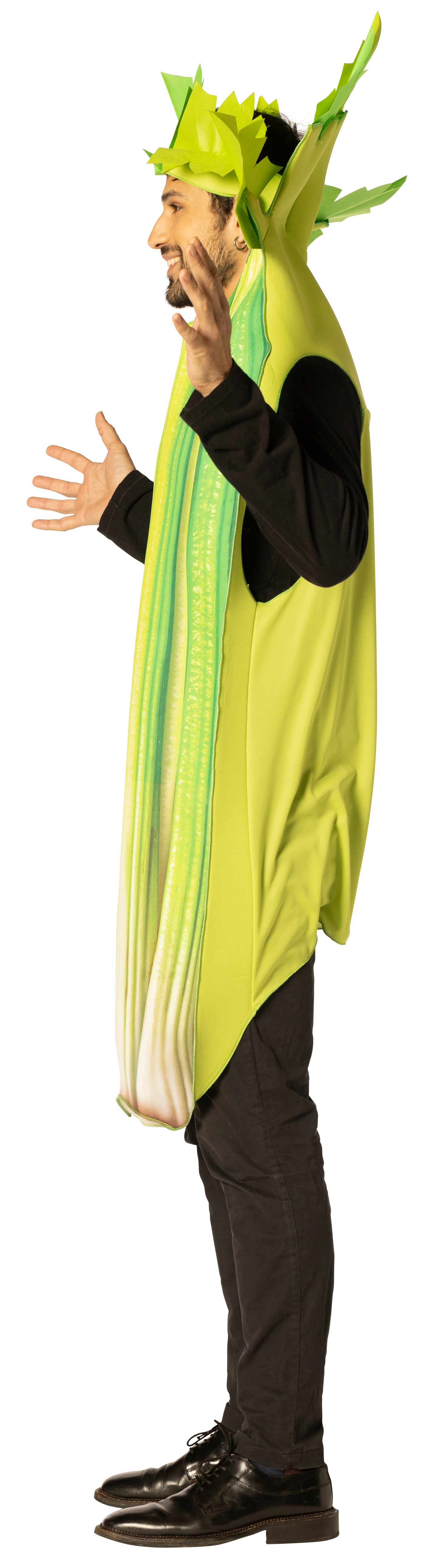 Celery Stalk Halloween Costume, Adult One Size