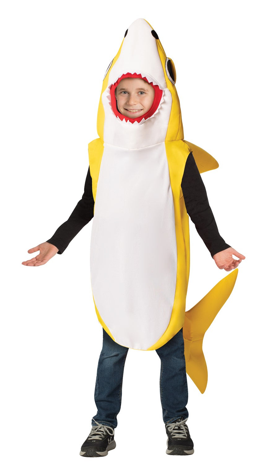 Yellow Shark Costume, Child Size 7-10
