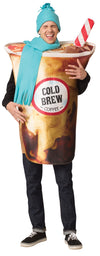 Cold Brew Coffee Costume, Adult One Size