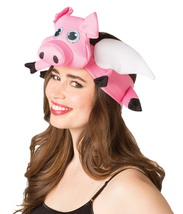 Pig Happy Heads Headband, Adult One Size