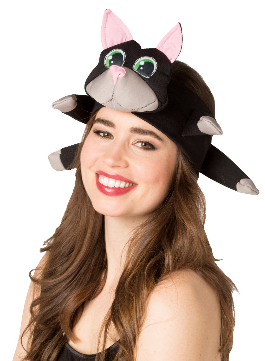Cat Happy Heads Headband, Adult One Size