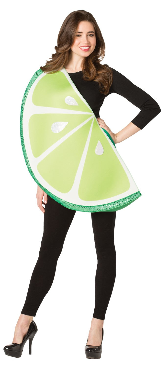 Lime Slice Costume, Adult One Size