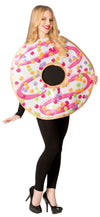 White Frosted Donut Costume, Adult One Size