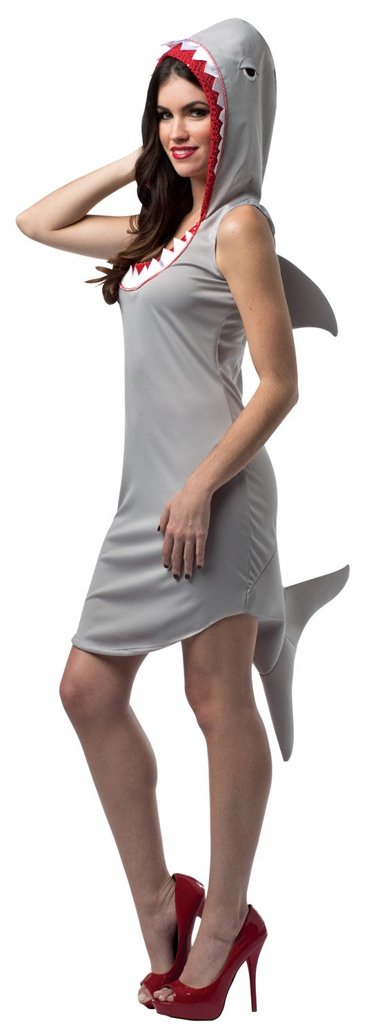 Shark Dress Costume, Adult Women's Size 4-8