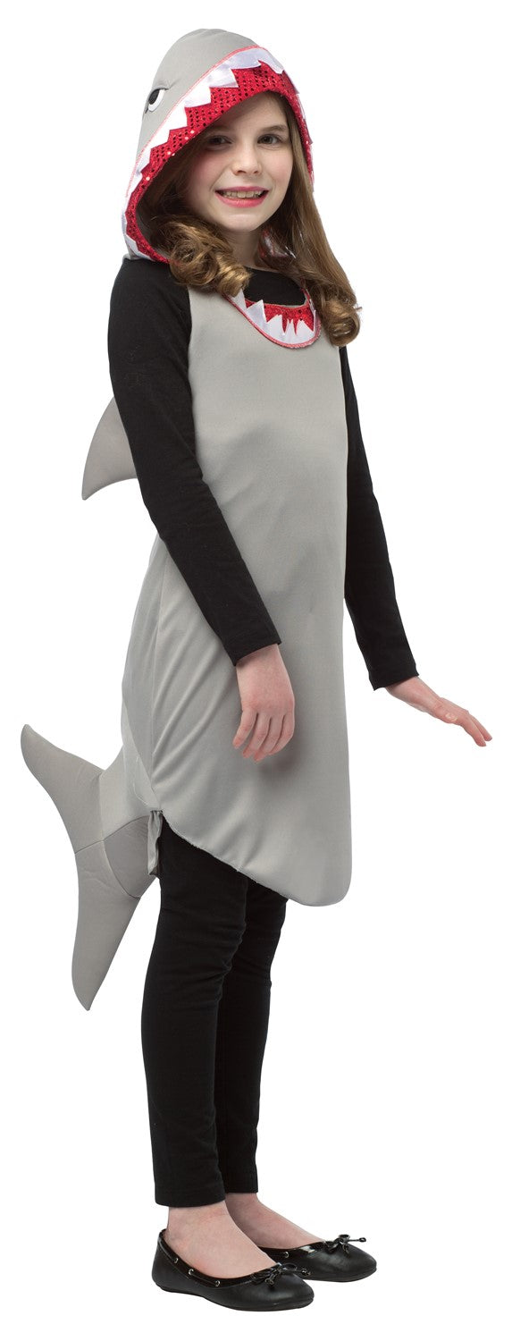 Shark Dress Costume, Tween Size 10-12
