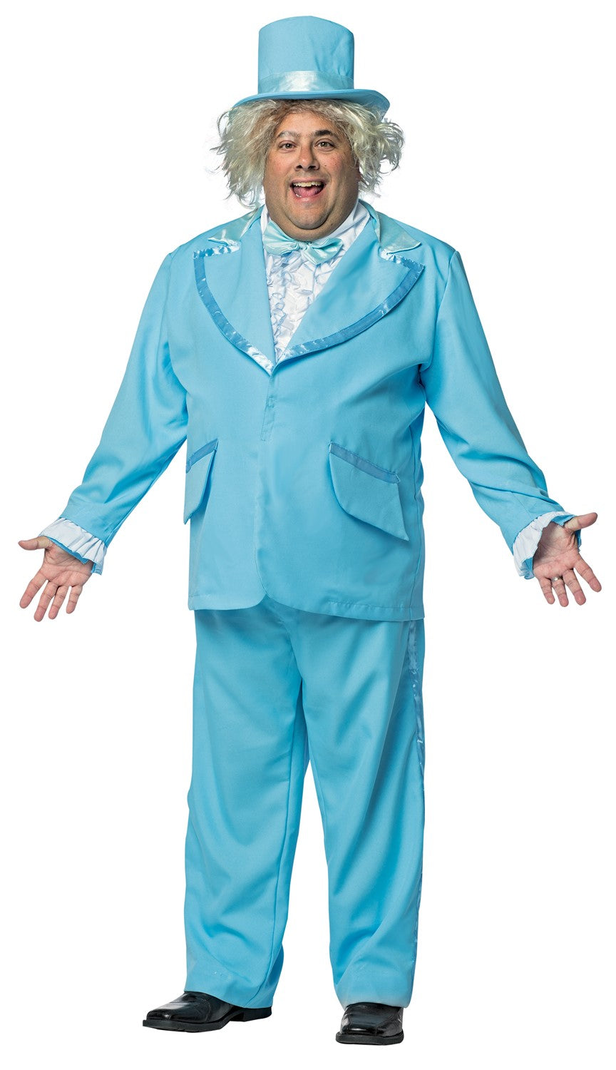 Blue Goofball Costume, Adult Plus Size