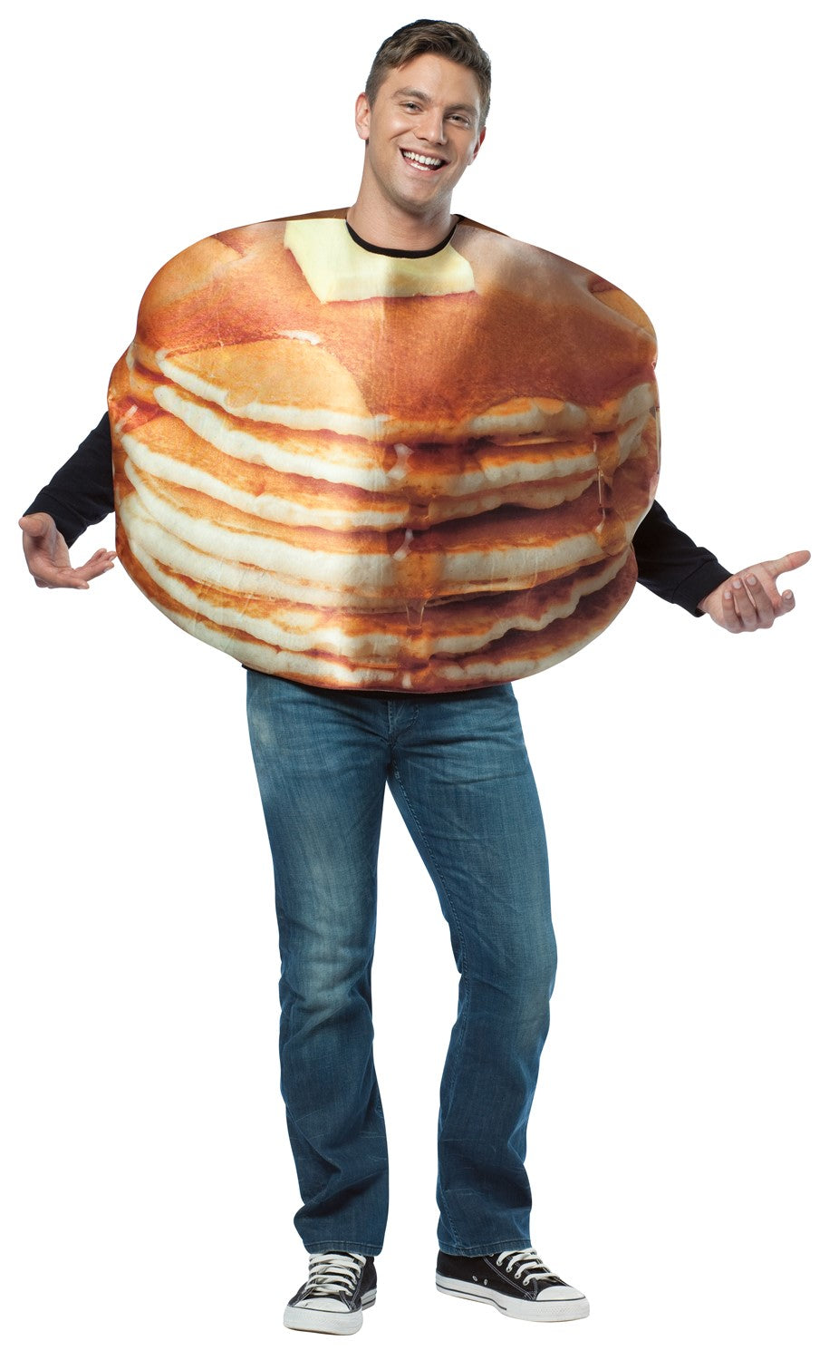 Stacked Pancakes Costume, Adult One Size