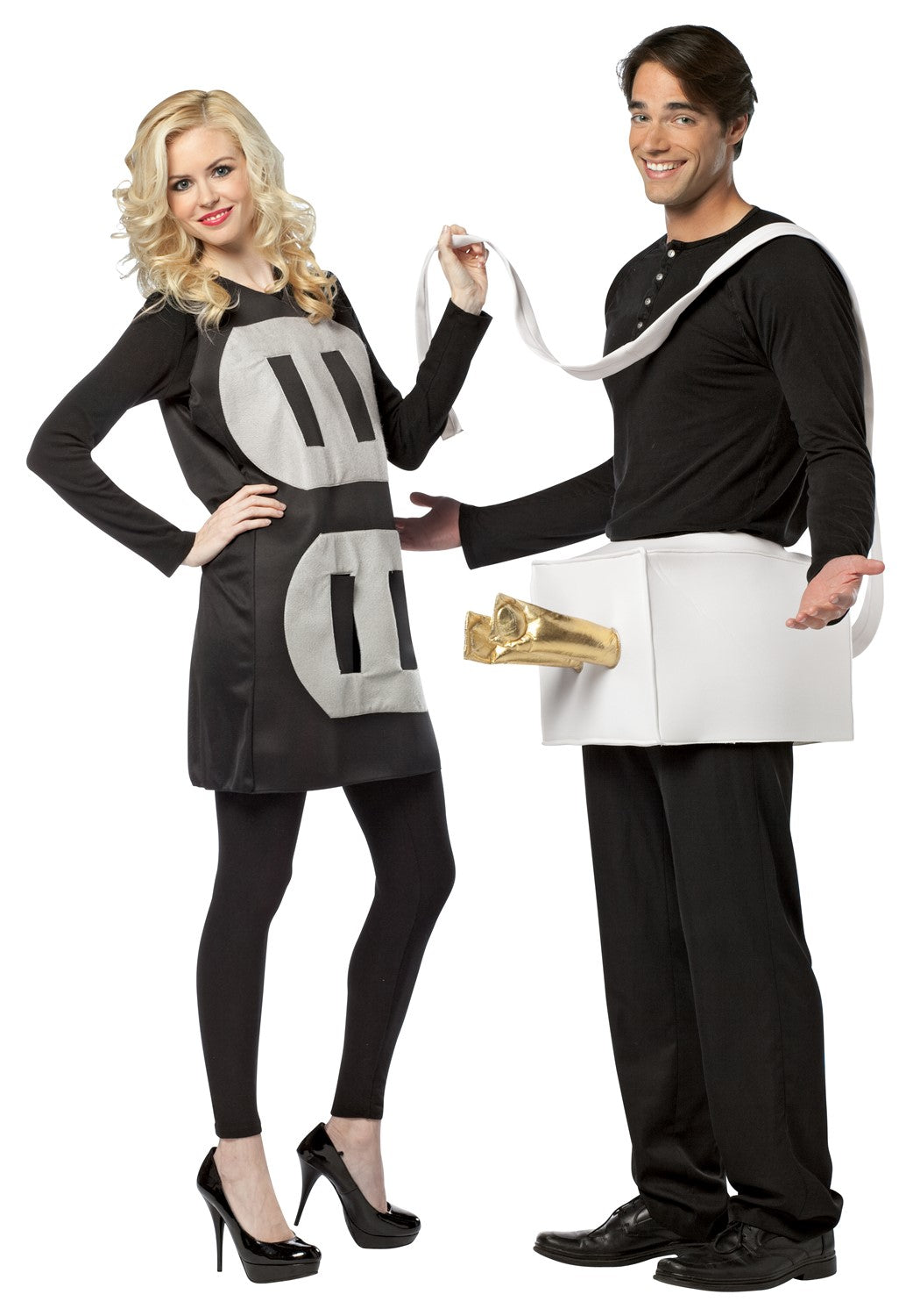 Lightweight Plug & Socket Couples Costume, Adult One Size