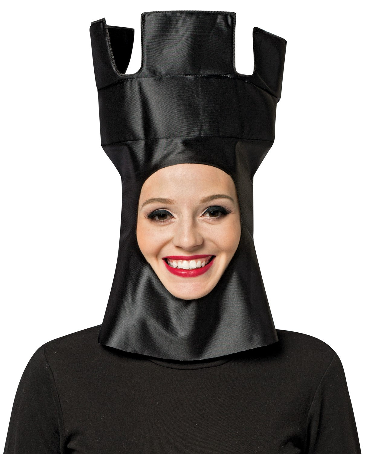 Rook Chess Headpiece Mask, Adult One Size