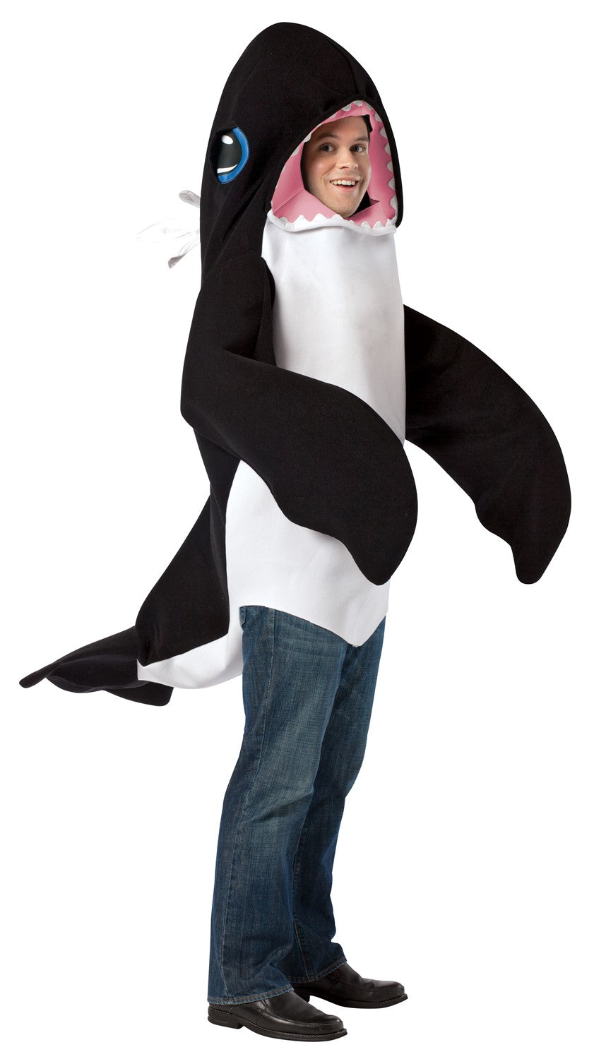 Deluxe Killer Whale Costume, Adult One Size
