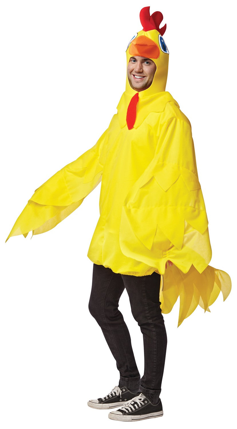Yellow Chicken Costume, Adult One Size