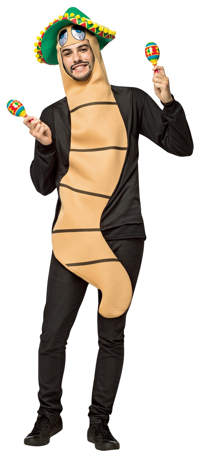 Tequila Worm Costume, Adult One Size
