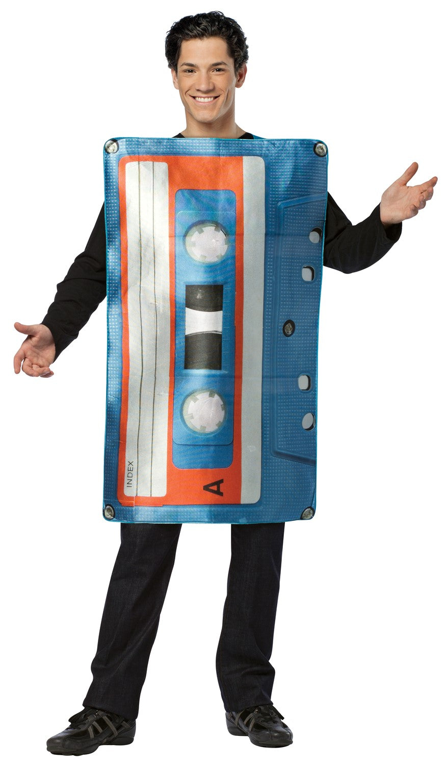 Get Real Cassette Tape Costume, Adult One Size