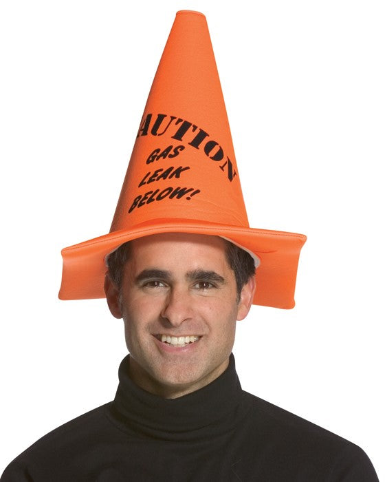 Gas Leak Below Cone Hat, Adult One Size