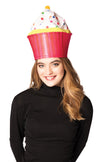 Pink Cupcake Hat Costume, Adult One Size