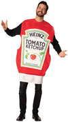 Heinz Ketchup Squeeze Bottle Costume, Adult One Size
