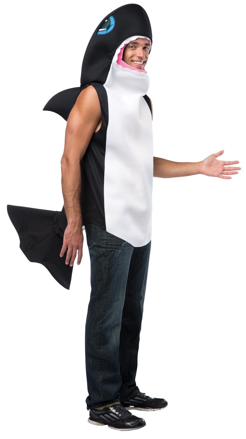 Lightweight Killer Whale Halloween Costume, Adult One Size