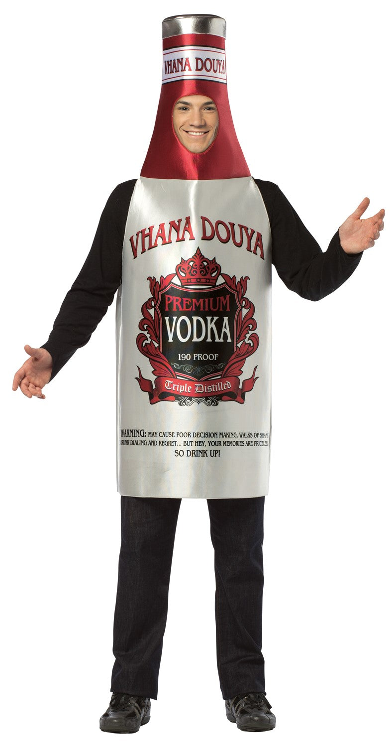 Vodka Bottle Halloween Costume, Adult One Size