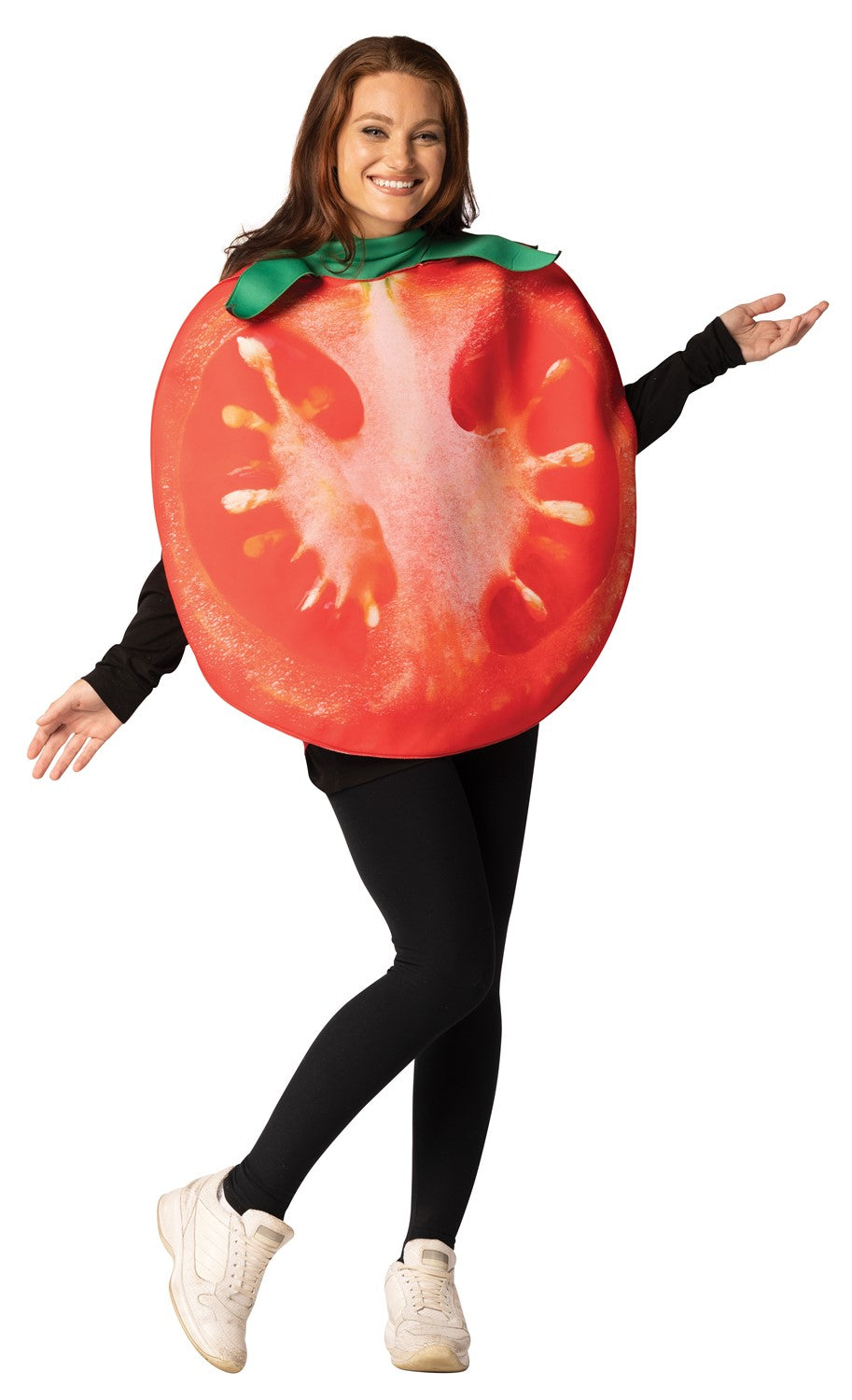 Tomato Slice Halloween Costume, Adult One Size