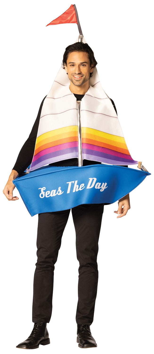 Sailboat Seas The Day Halloween Costume, Adult One Size