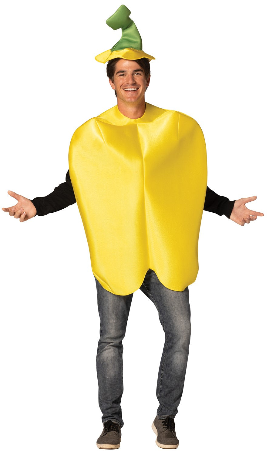 Yellow Bell Pepper Halloween Costume, Adult One Size