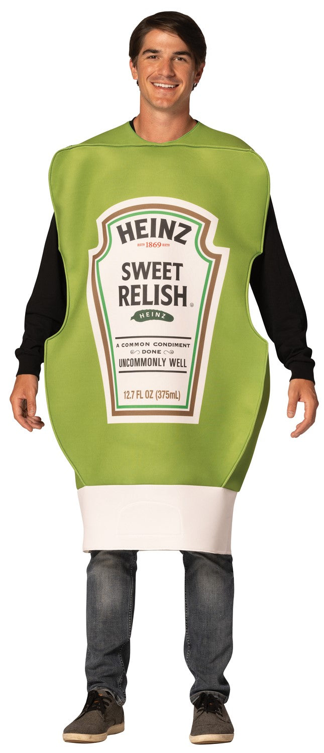 Heinz Relish Squeeze Bottle Halloween Costume, Adult One Size