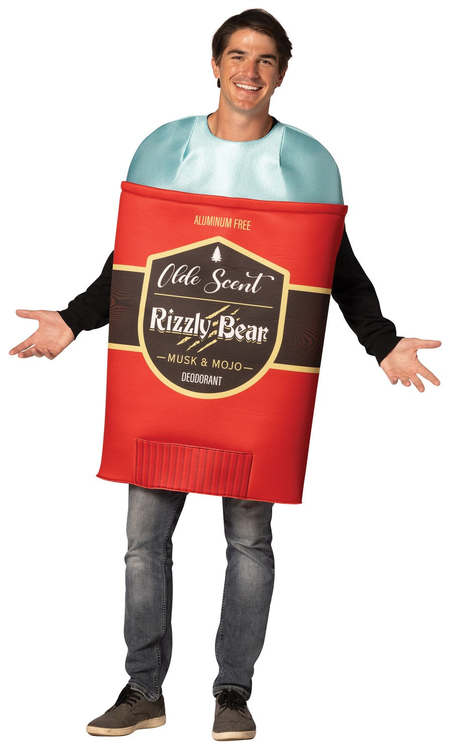 Olde Scent Men's Deodorant Halloween Costume, Adult One Size