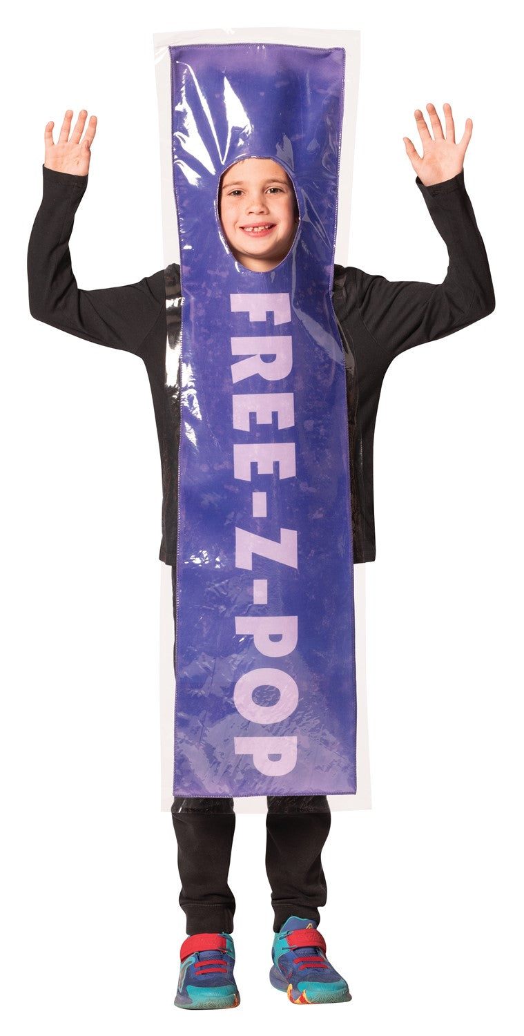 FREE-Z Purple Ice Pop Halloween Costume, Child Size 7-10