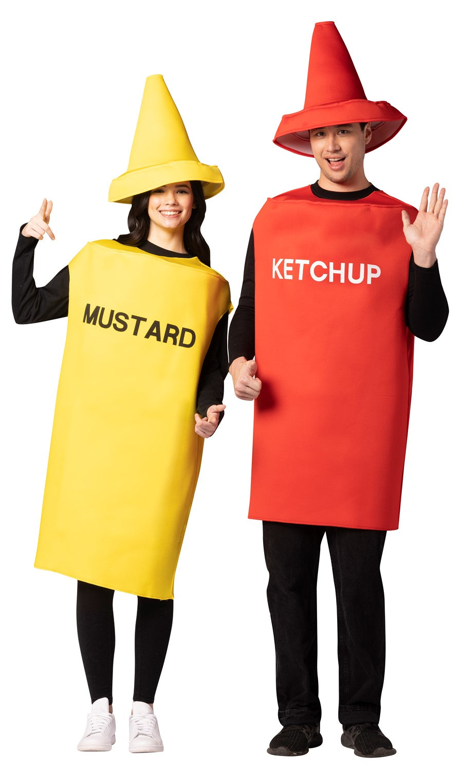 Ketchup & Mustard Couple Halloween Costume, Adult One Size