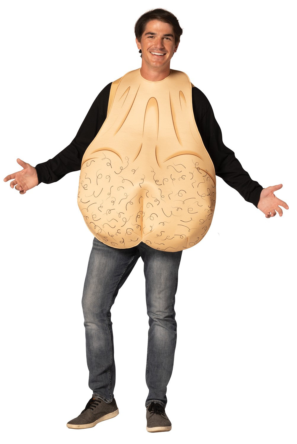 Male Sac Ball Halloween Costume, Adult One Size
