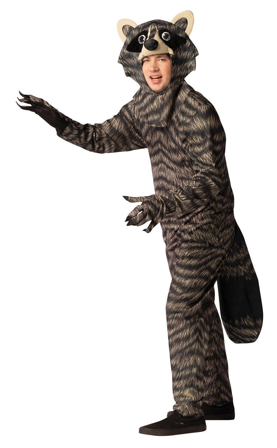 Racoon Halloween Costume, Adult One Size