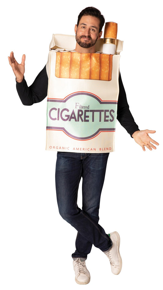 Cigarette Box Halloween Costume, Adult One Size