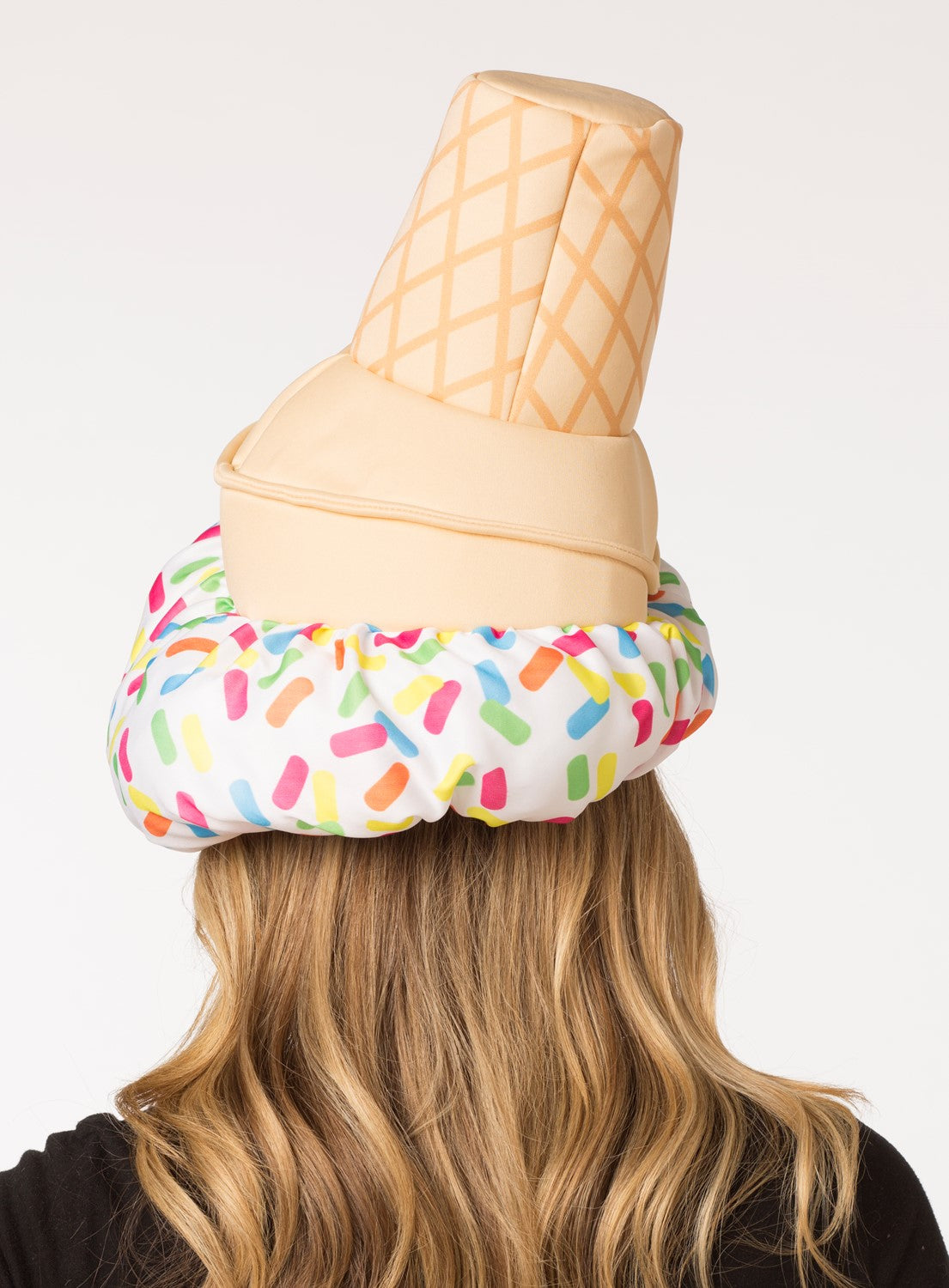 Vanilla Ice Cream Cone Hat