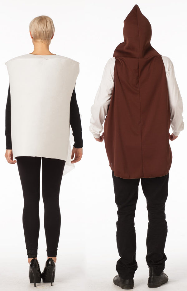 Poop and Toilet Paper Couples Halloween Costume, Adult One Size