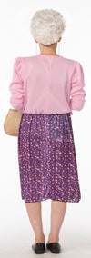 Golden Granny Wise Halloween Costume with Wig, Adult Size L-XL