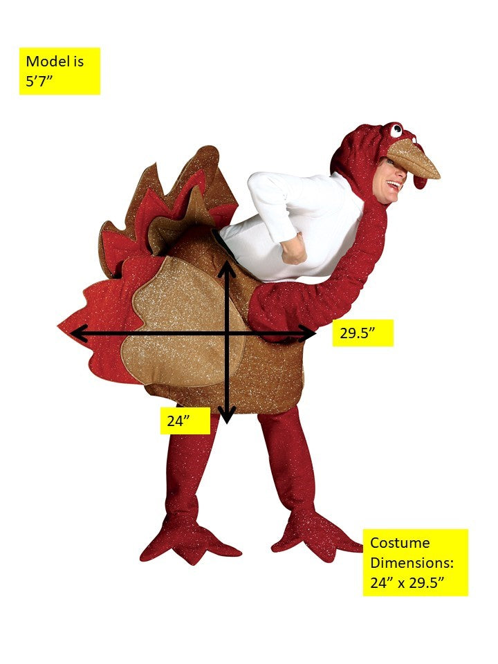 Turkey Costume, Adult One Size