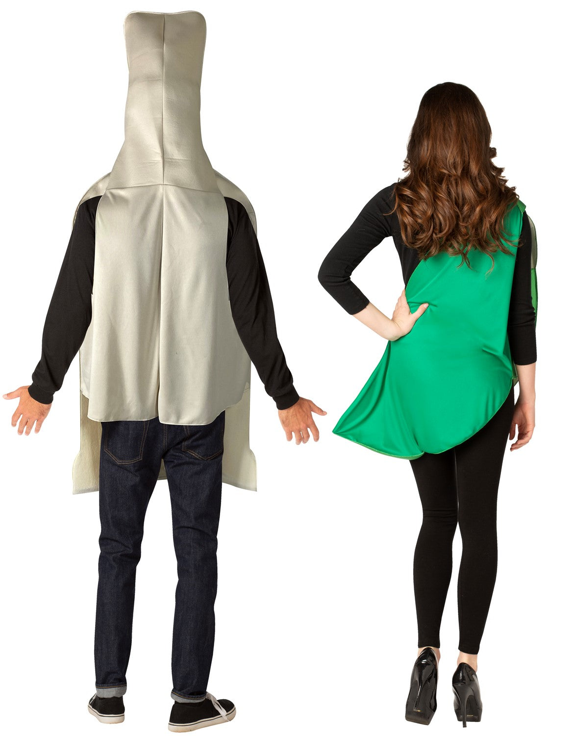 Tequila Bottle & Lime Slice Couple Costume