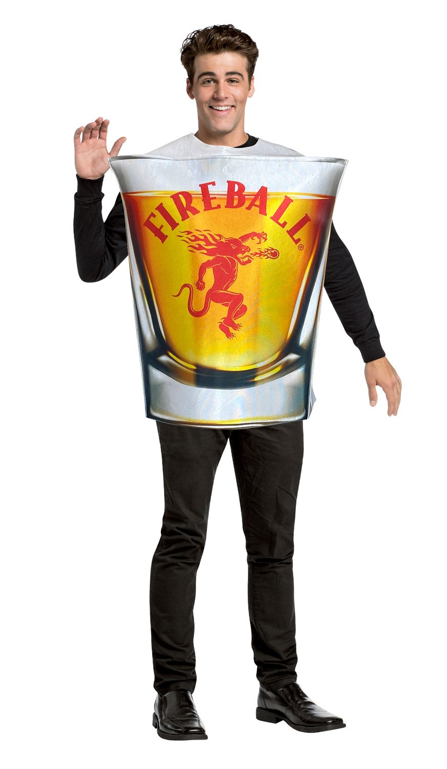 Fireball Shot Glass Costume, Adult One Size