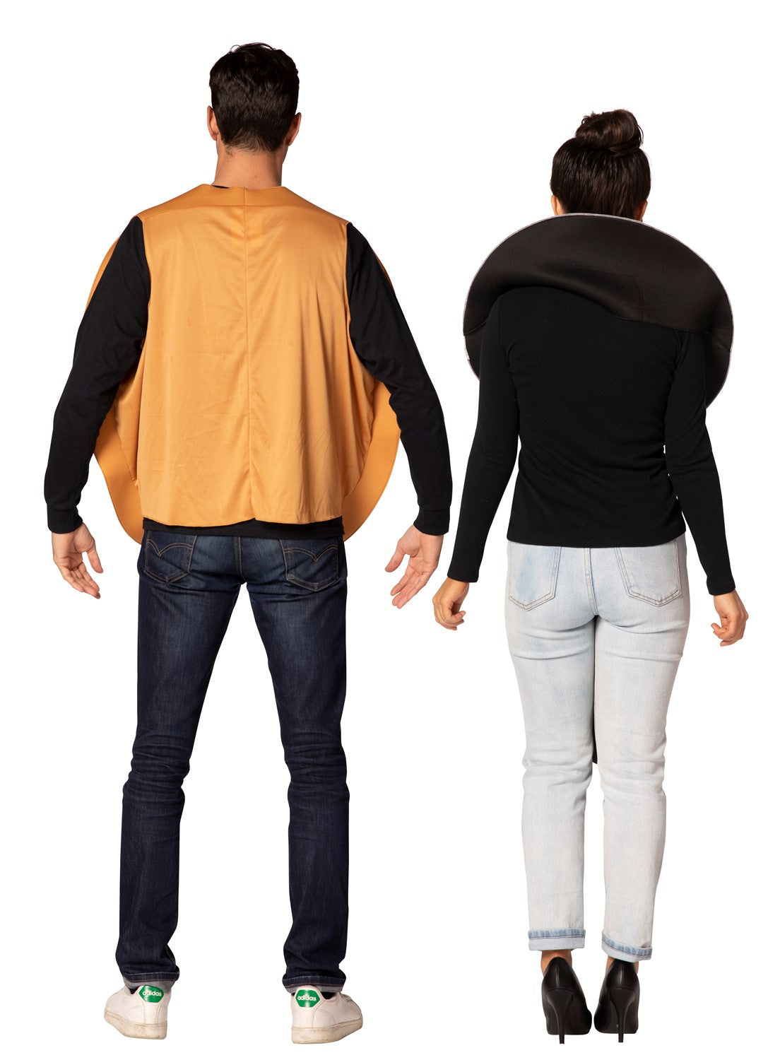 Pepperoni Pizza & Pizza Cutter Couple Costume, Adult One Size
