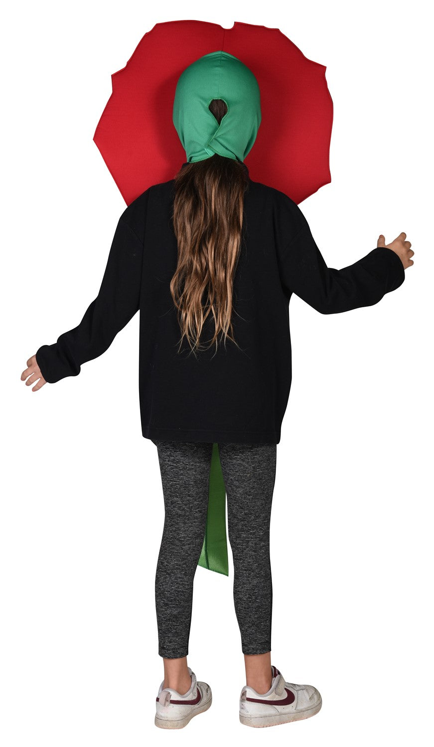 Red Rose Flower Costume, Child Size 7-10
