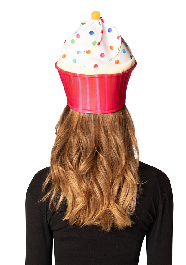 Pink Cupcake Hat Costume, Adult One Size