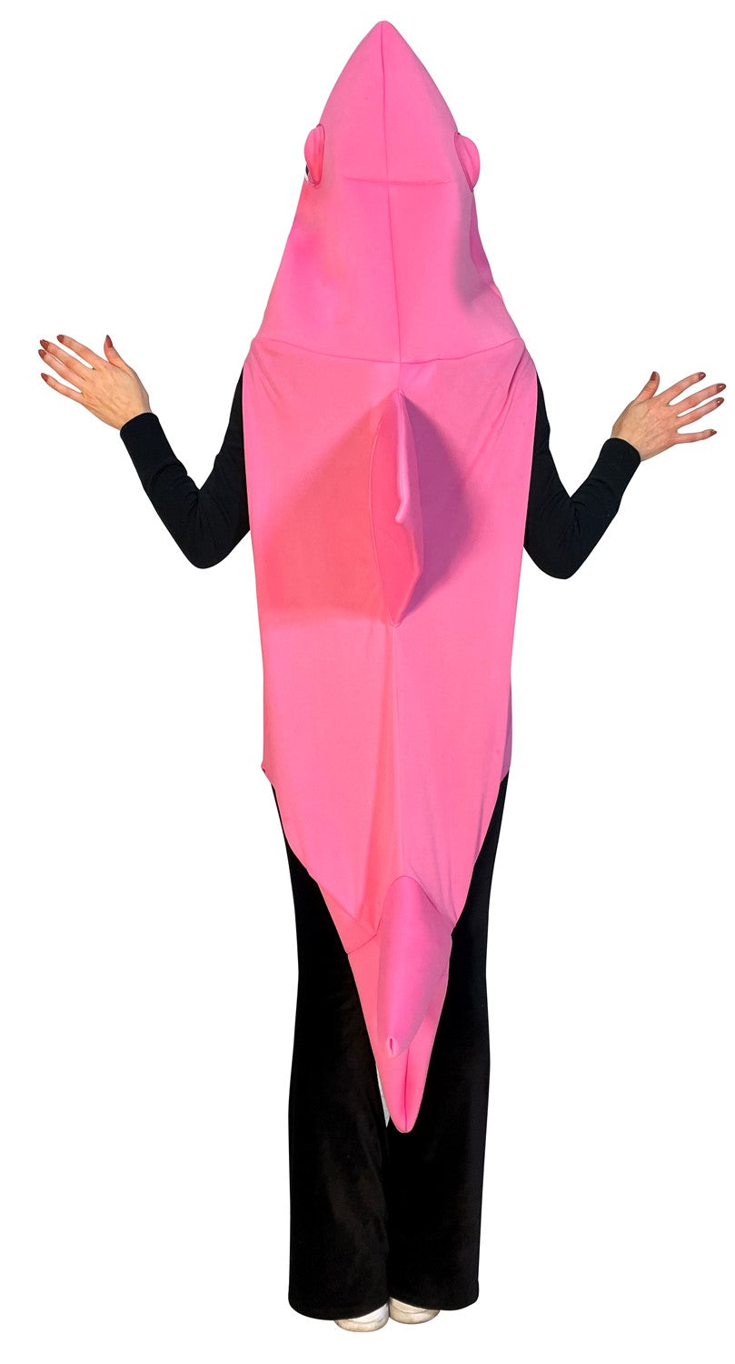 Ultimate Pink Shark Costume, Adult Size Small-Medium