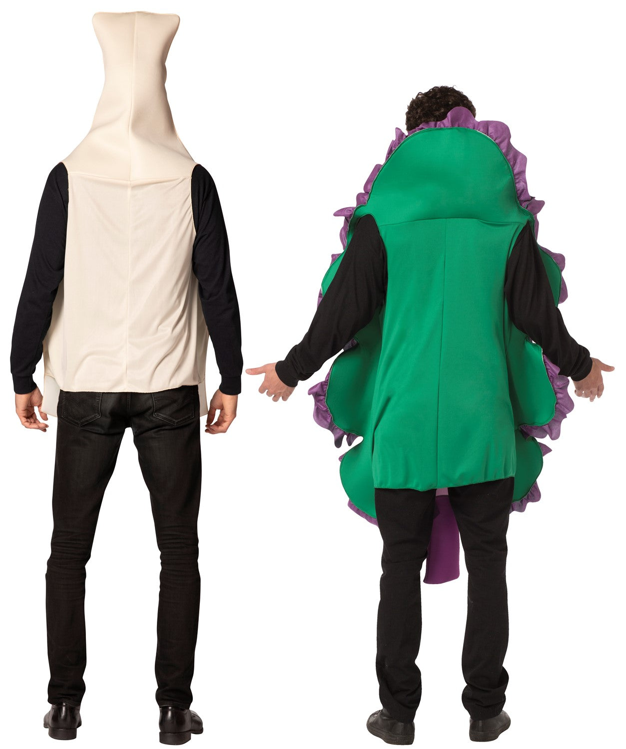 Kale Salad Tunic & Ranch Dressing Bottle Couples Costume, Adult One Size