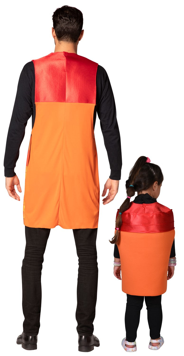Pumpkin Pair Pumpkin Spice Adult & Child 3-6 Combo Halloween Costume Set