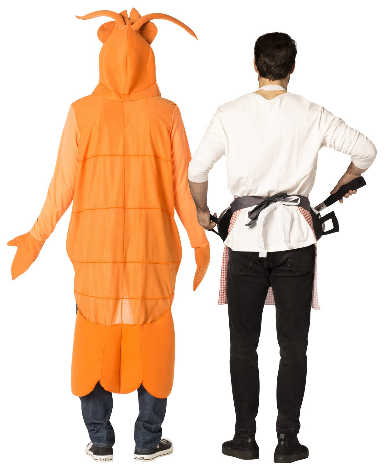 Grill Master & Shrimp Halloween Couples Costume Set, Adult One Size