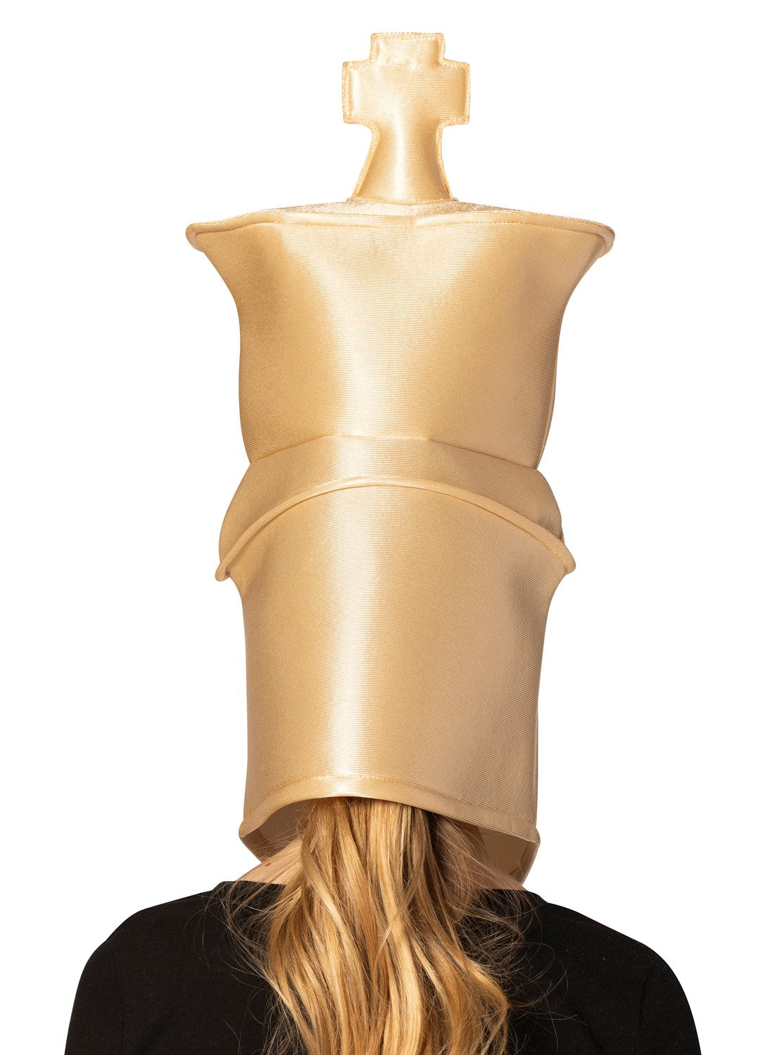 Ultimate Deluxe Beige King Chess Headpiece Mask, Adult One Size
