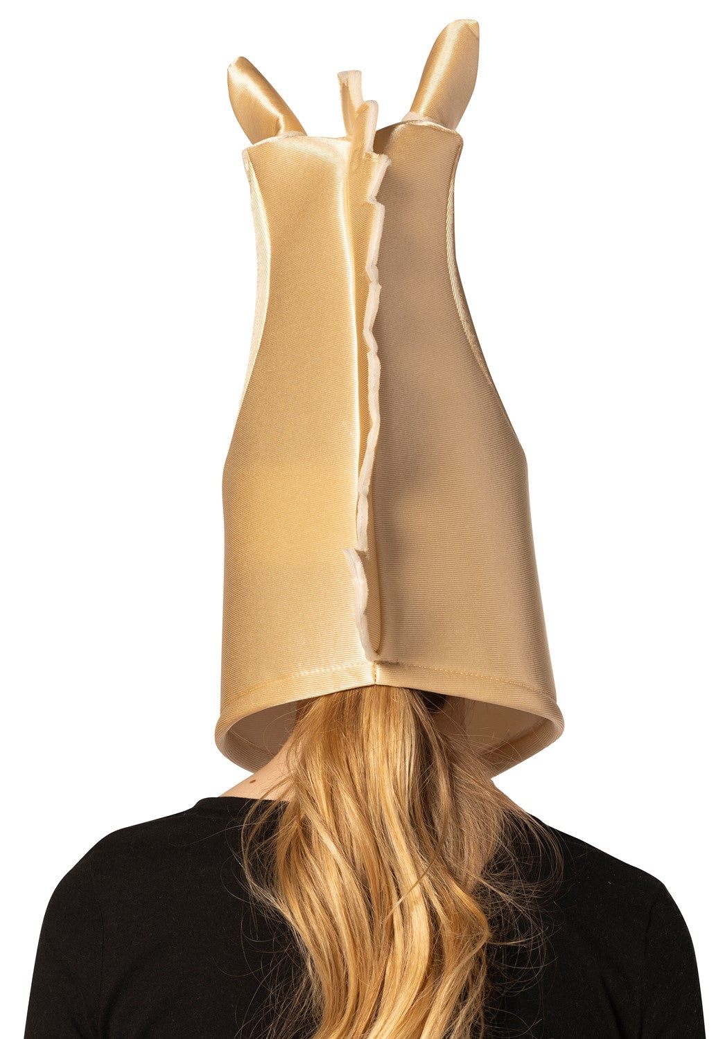 Ultimate Deluxe Beige Knight Chess Headpiece Mask, Adult One Size